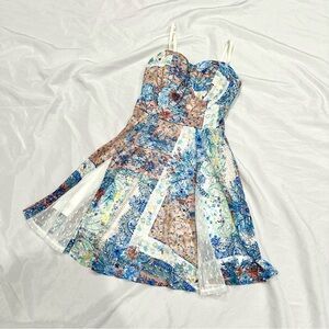 Lily Rose Patchwork Lace Sun Dress